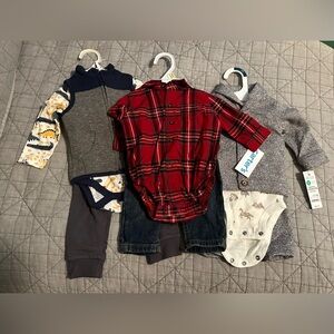 Dress clothes bundle. 3-6 months. Carters and chick Pea